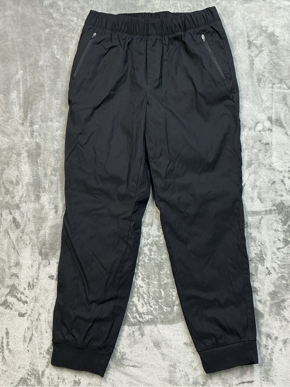 Eddie Bauer Fleece Lined Jogger Pants Womens size 10 black outdoor